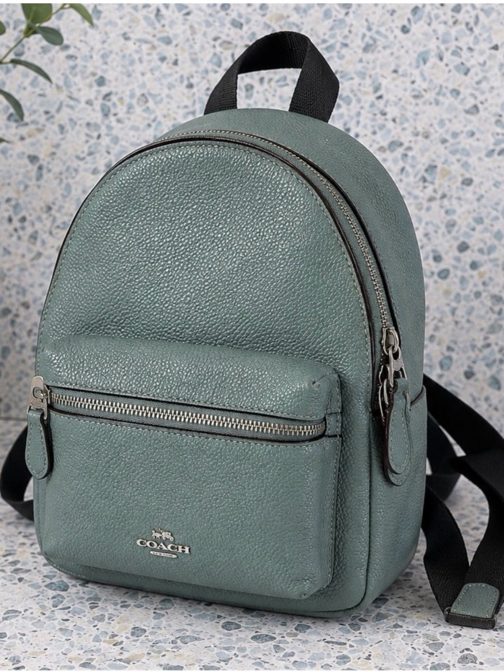 Coach Charlie Mini Backpack Blue-Grey